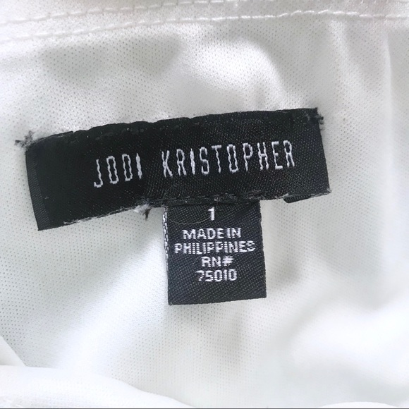 Jodi Kristopher Striped Bow Back Fit & Flare Dress - Picture 7 of 8